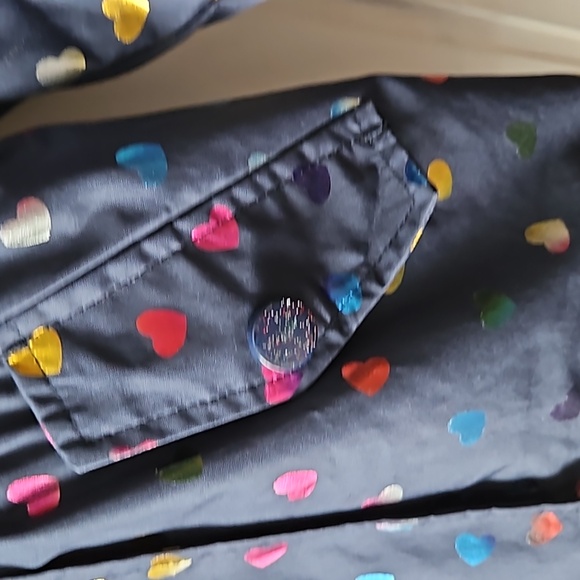 Navy London Fog girl raincoat - Picture 2 of 8